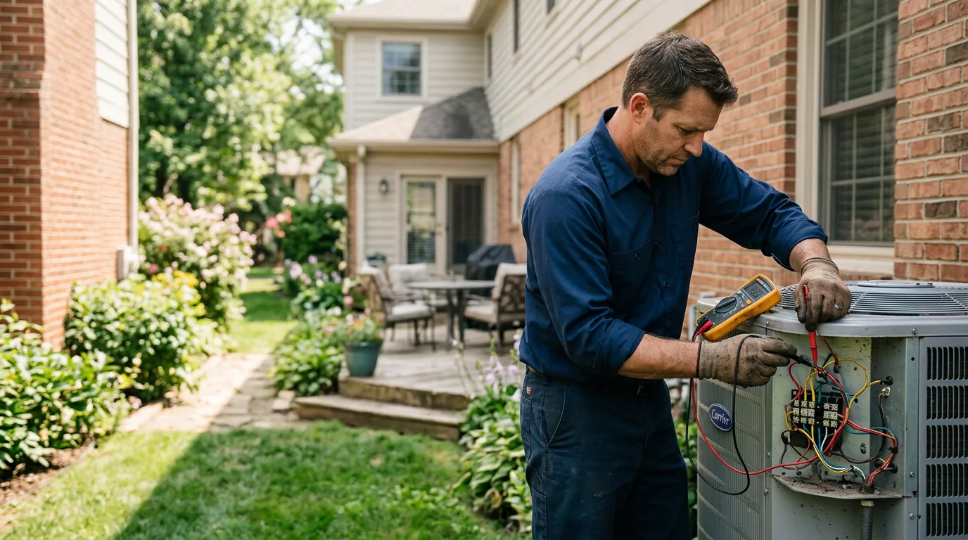 HVAC technician working near Winifrede, WV